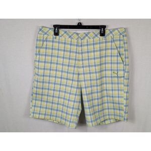 Puma Plaid Golf Shorts Men's Size 38